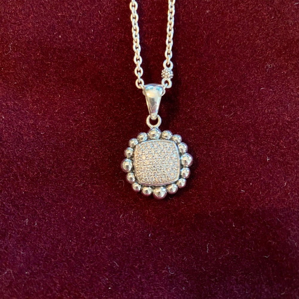 Sterling Silver and Diamonds Caviar Spark